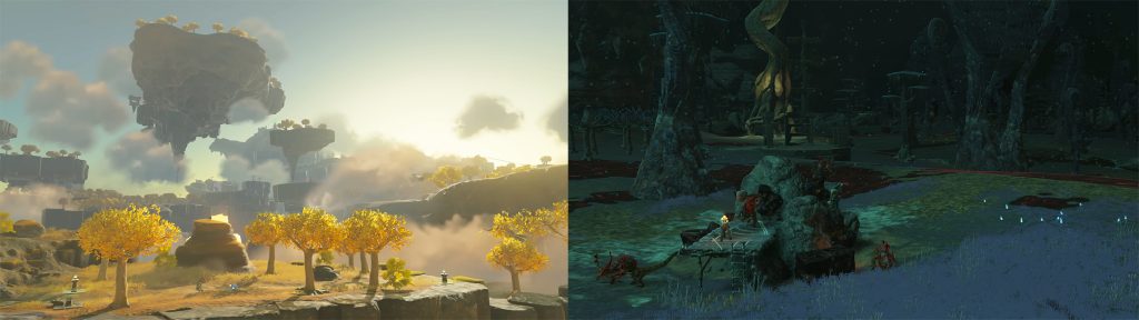 The Legend of Zelda: Tears of the Kingdom Ilhas e Profundezas