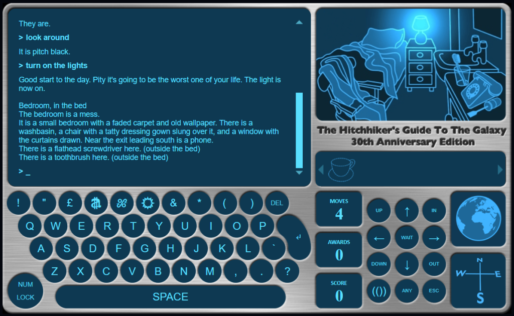 The Hitchhiker's Guide to the Galaxy video game 1984