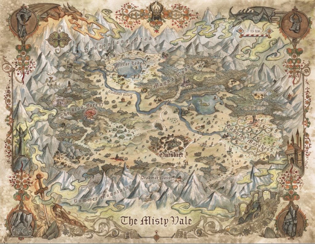 Dragonbane_Map by FBaerald_MistyVale