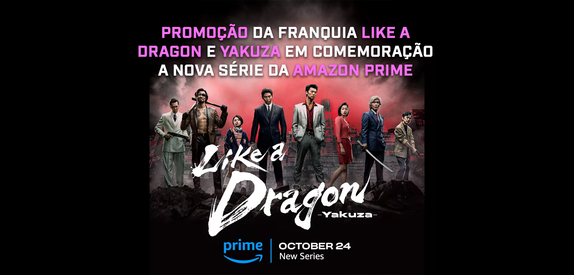Banner da série com personagens da franquia e logo, à frente chamada da matéria.
