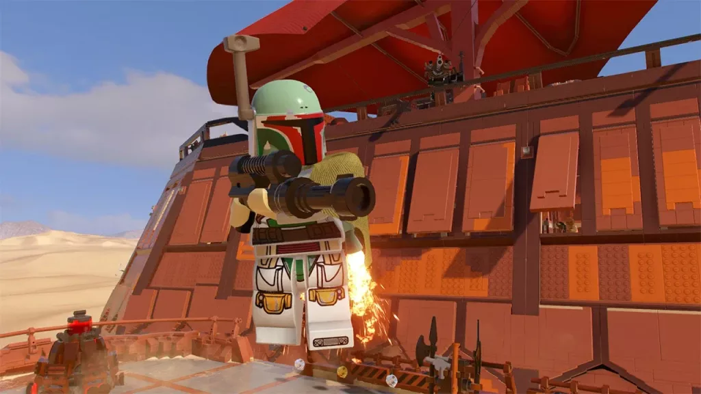 Boba Fett em sua versão Lego.