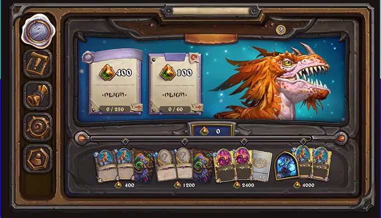 Imagem de evento do Ano do Raptor em Hearthstone.