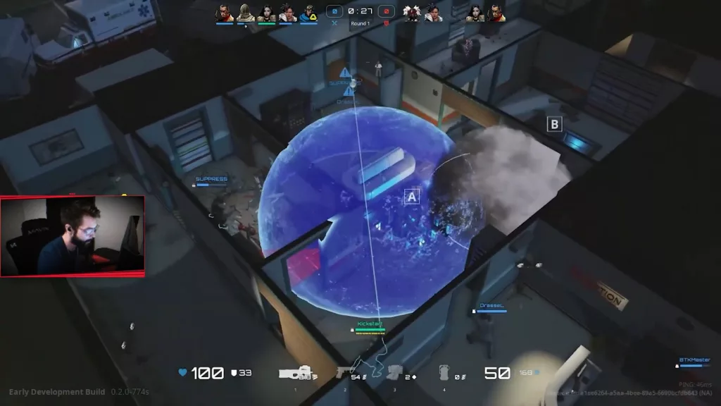 Pessoa jogando PUBG Blindspot com táticas precisas.
