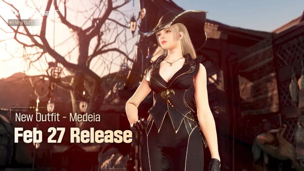 Roupa Medeia em Black Desert.