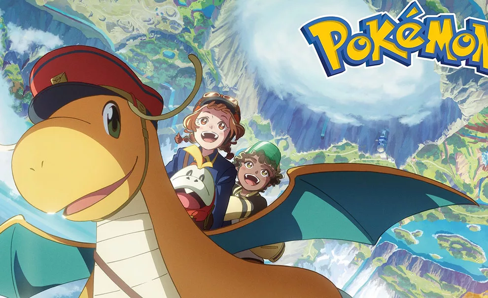 Pôster de Dragonite and the Postman, novo anime de Pokémon