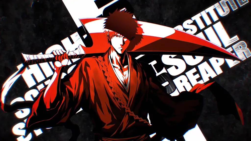 Ichigo Kurosaki em destaque.
