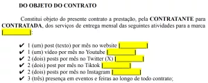 Redação de Cláusula de Contrato de Influencer. Direito Gamer (Imagem: Divulgação).