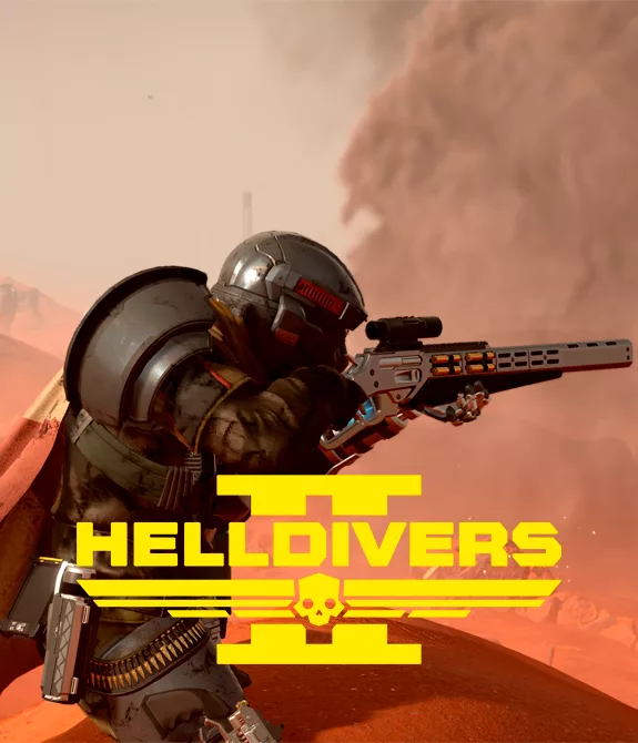 Soldado de Helldivers 2 no bônus de guerra Fronteiras da Justiça.