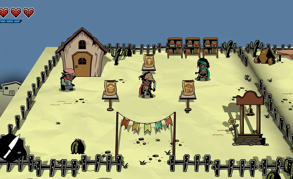 Gameplay de Cordels & Spells, jogo publicado pela Nuntius Games