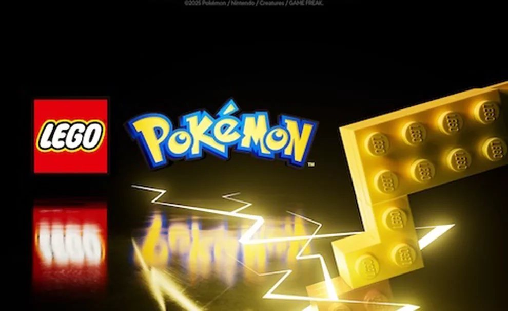 Capa parceria entre Pokémon e Lego