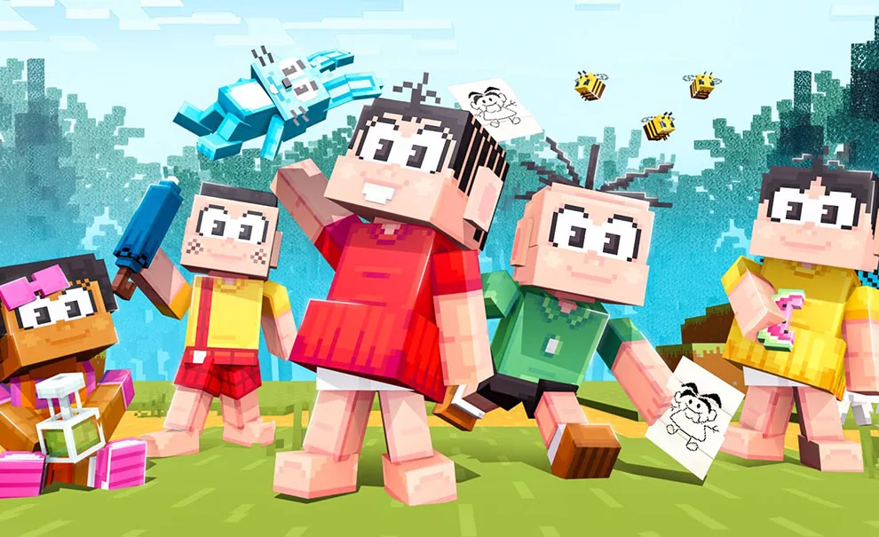 Turma da Mônica no Minecraft