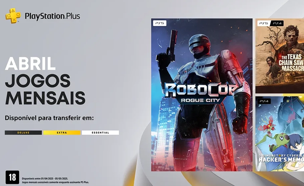 Jogos de Playstation Plus de abril