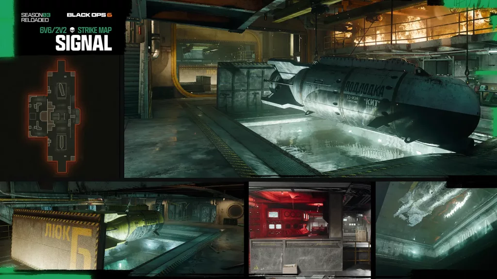 Mapa Signal da Temporada 3 Recarregada de Call of Duty: Black Ops 6.