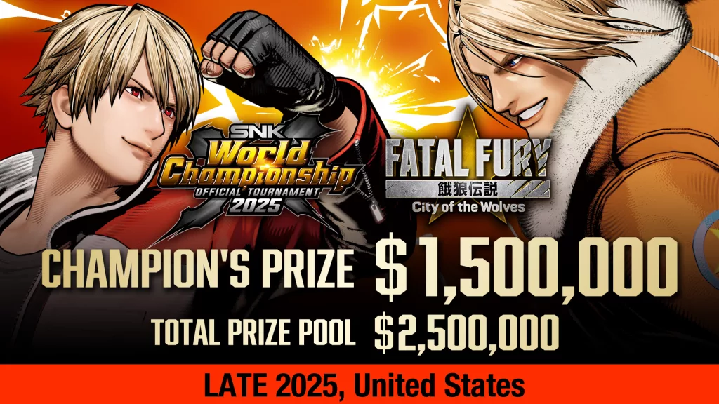Capa da SNK World Championship com 2 personagens se encarando.
