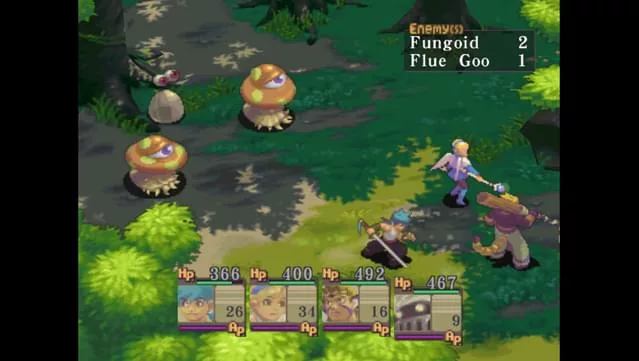 Gameplay de Breath of Fire IV - Imagem: Capcom