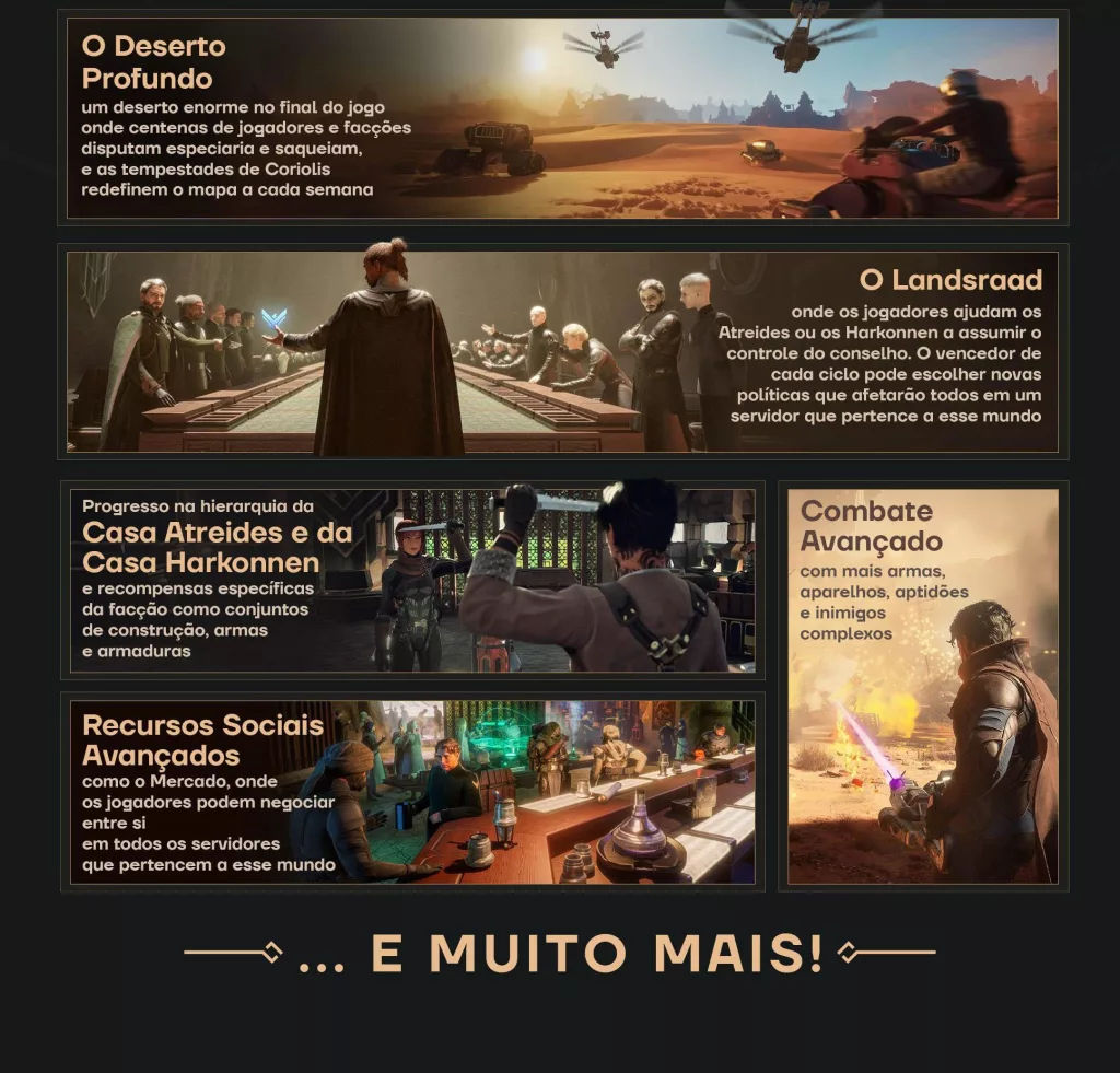Ainda mais recursos no lançamento do jogo.