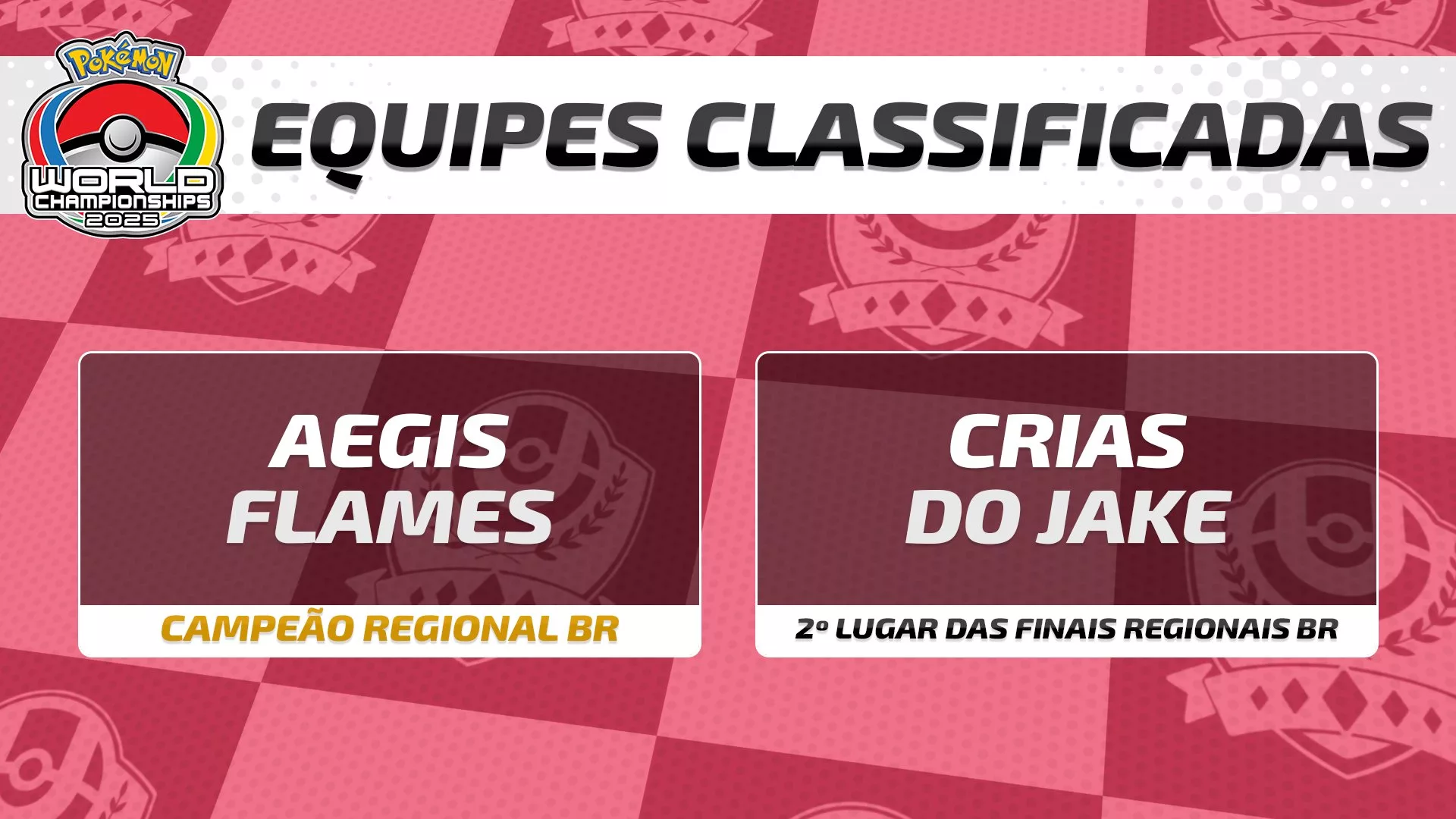 Aegis Flames e Crias do Jake estão classificados para o mundial de Pokémon Unite - Imagem: Pokémon Company