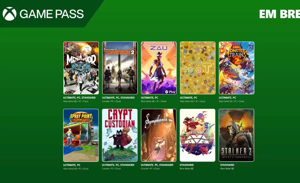 Jogos para o fim de maio no Xbox Game Pass