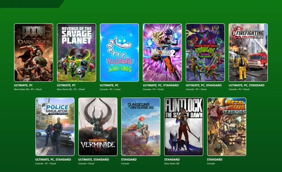 Jogos do Xbox Game Pass