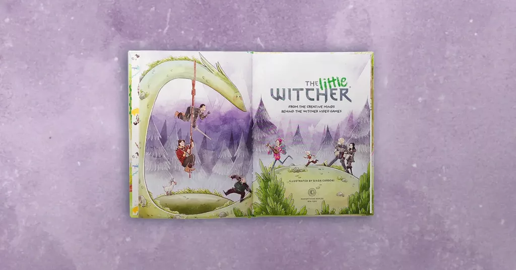 Livro ilustradro The Little Witcher.