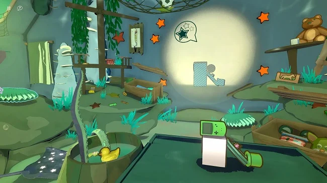 Use os objetos do ambiente para solucionar os quebra-cabeças - Imagem: Flawberry Studio