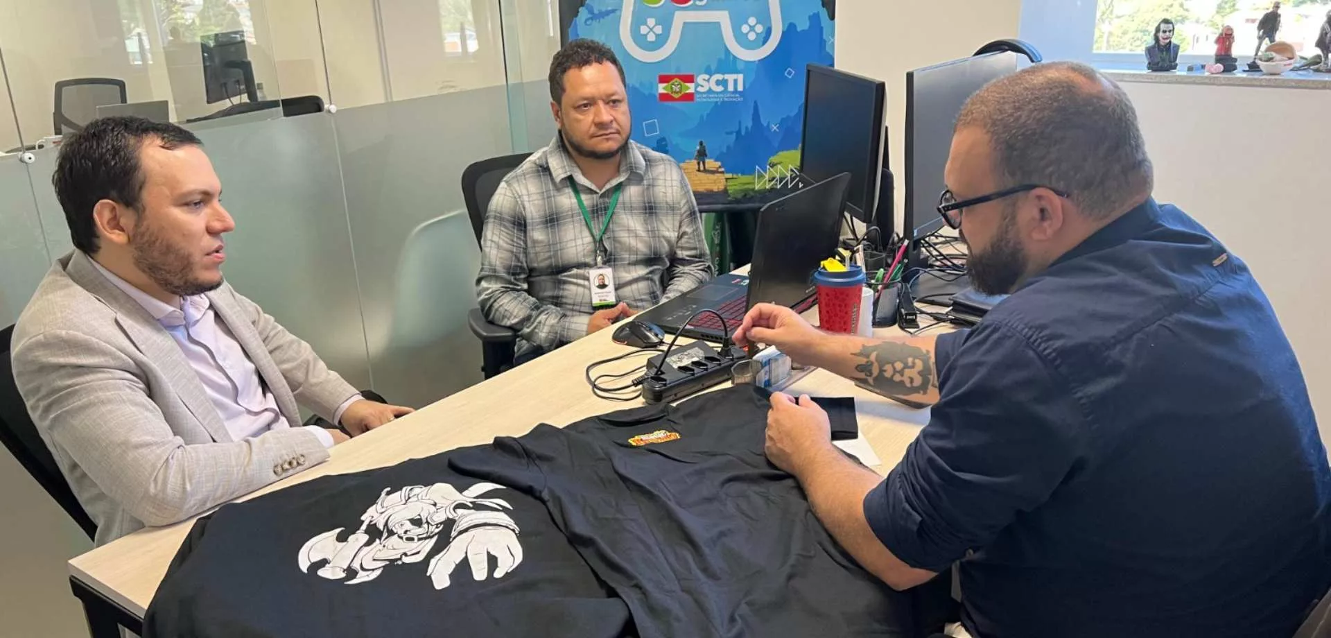 Reunião entre SC Games e Asantee