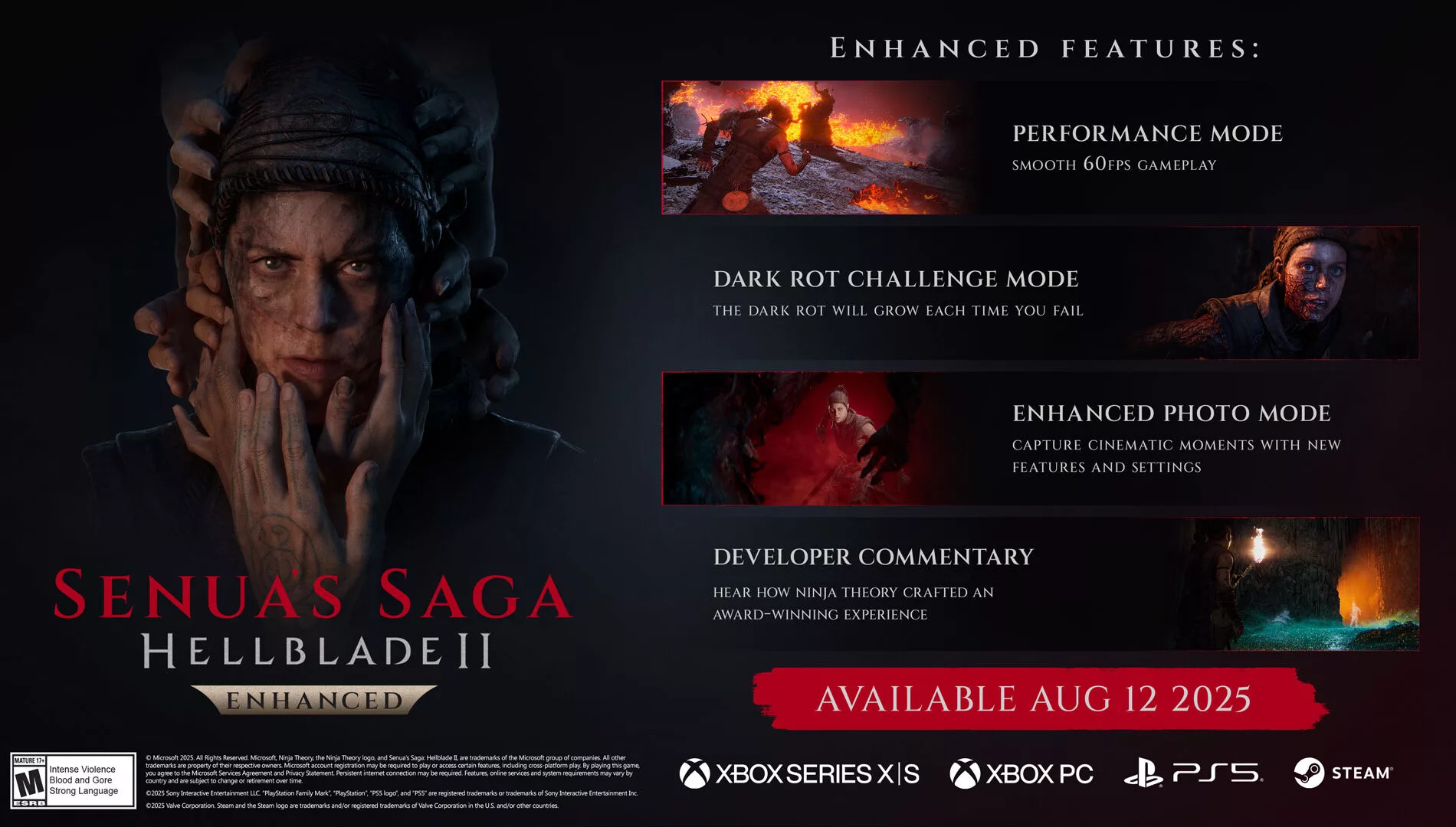 A nova versão de Helblade II chega com várias melhorias - Imagem: Ninja Theory