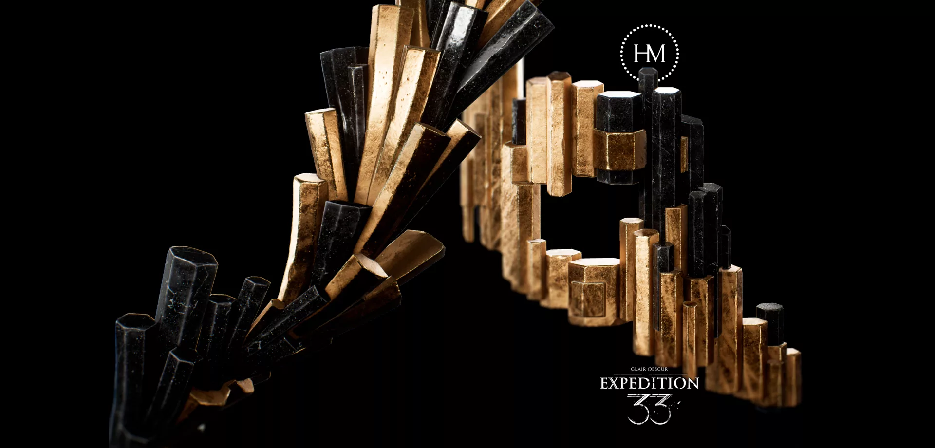 Joias criadas pela designer independente Hannah Martin para o jogo Clair Obscure: Expedition 33.