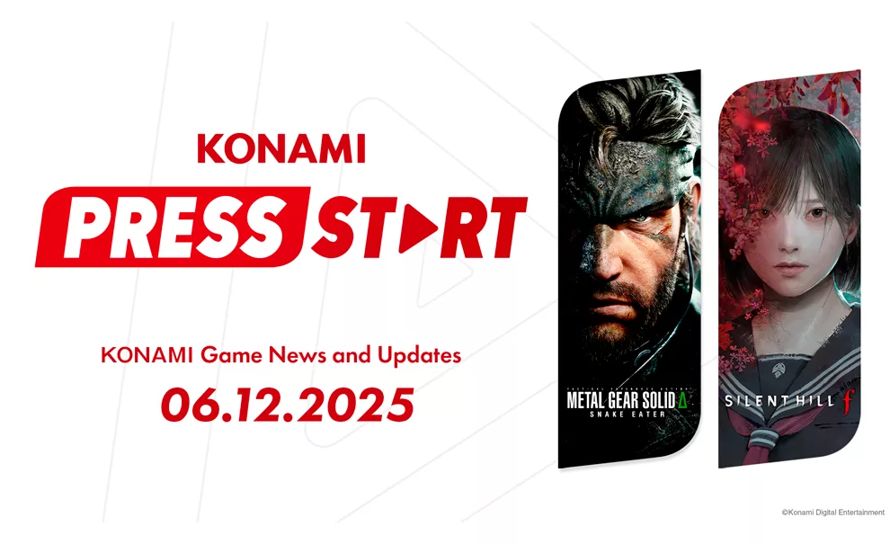 Capa da KONAMI PRESS START com destaque pra Metal Gear e Silent Hill.