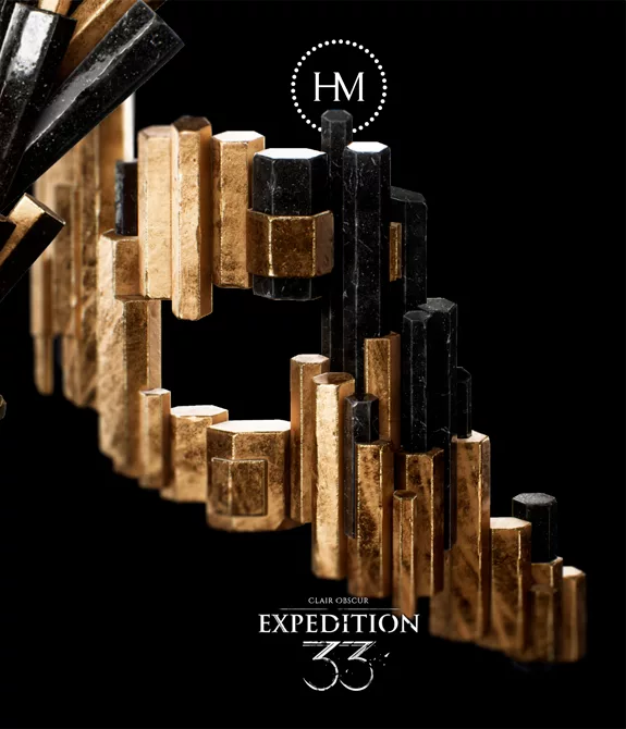 Joias criadas pela designer independente Hannah Martin para o jogo Clair Obscure: Expedition 33.