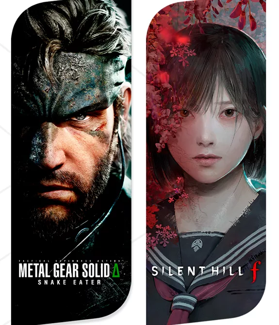 Capa da KONAMI PRESS START com destaque pra Metal Gear e Silent Hill.