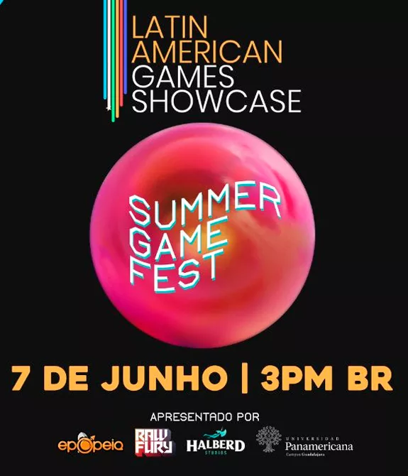 Logo da Latin American Games Showcase.