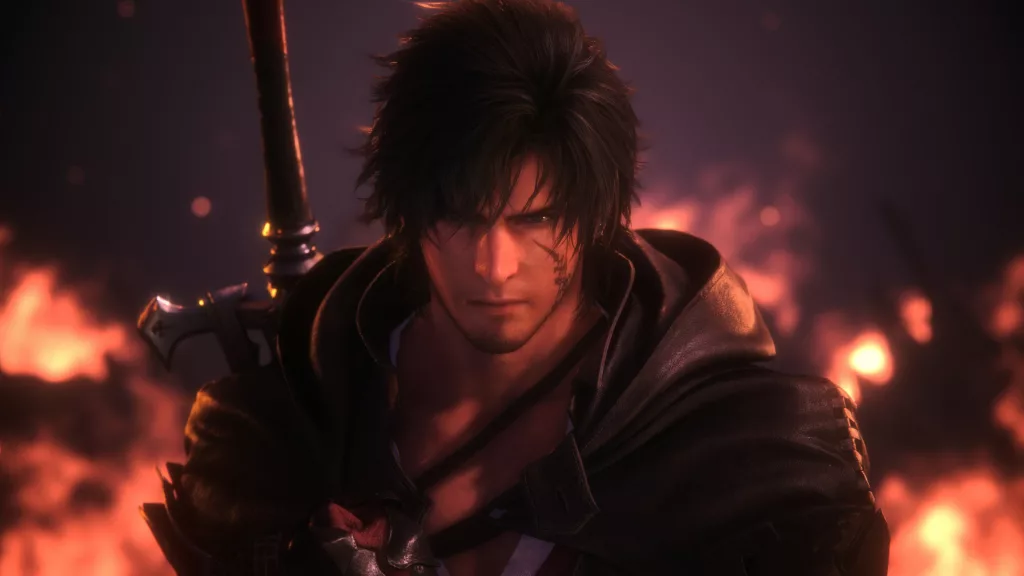 Final Fantasy XVI com Clive Rosfield agora no Xbox.