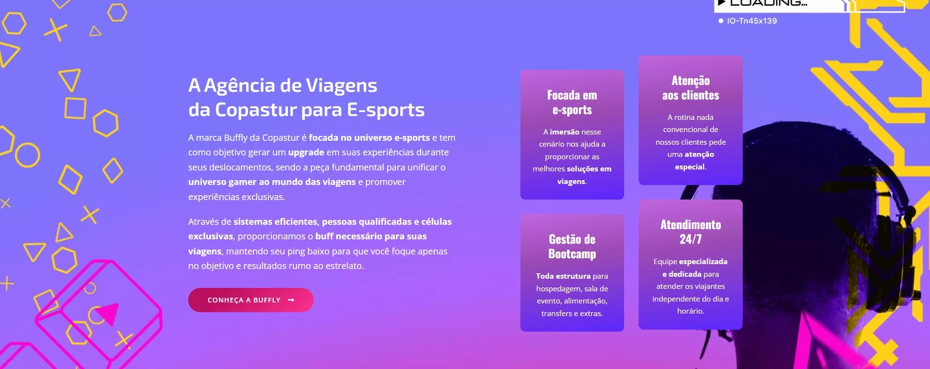 A proposta da Copastur é oferecer uma experiência personalizada para os gamers