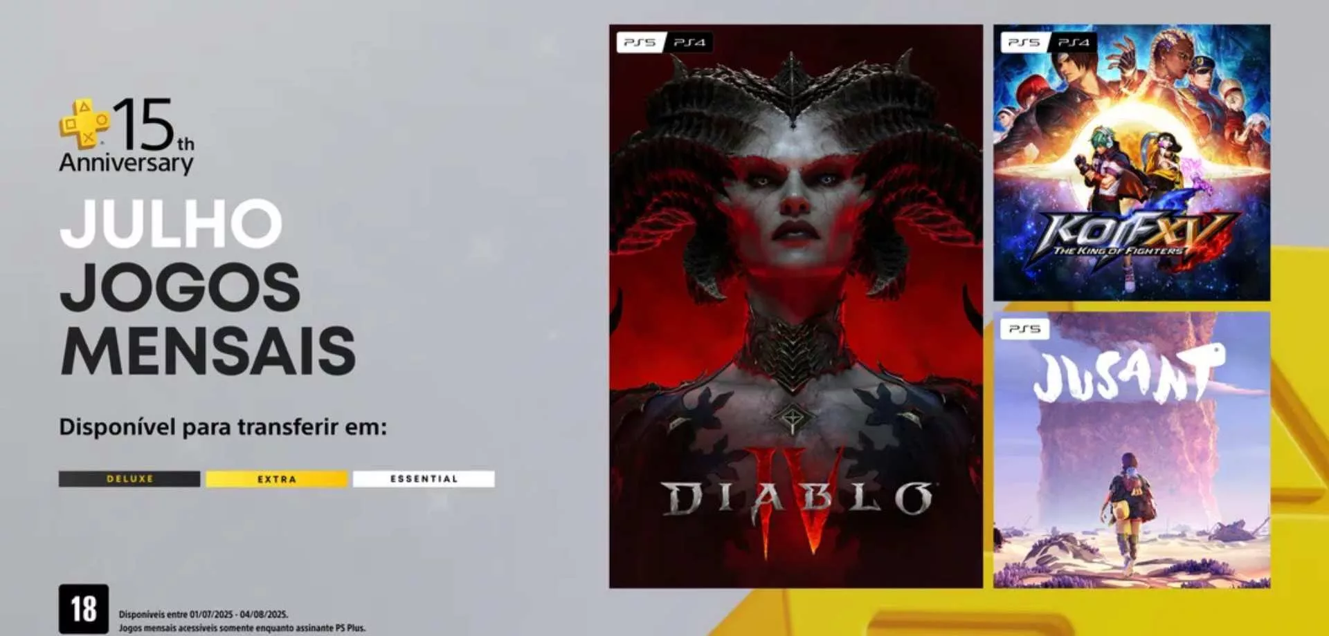 Novos jogos para assinantes da Playstation Plus