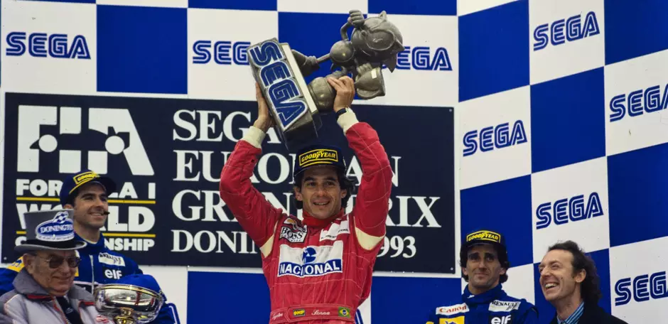 Senna foi venceu a corrida de forma surpreendente - Foto: Reprodução/McLaren 