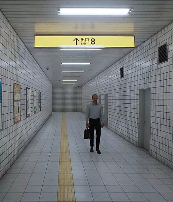 Gameplay de The Exit 8