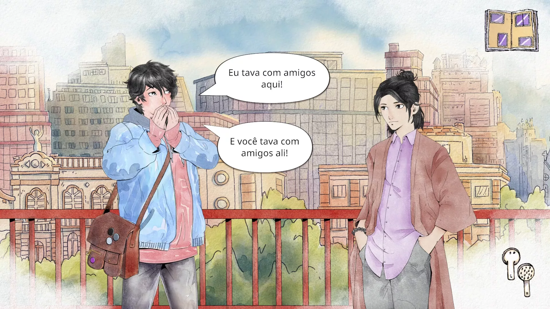Um Domingo à Tarde, um dos jogos da Sofia Wickerhauser - Imagem: White Wolfy