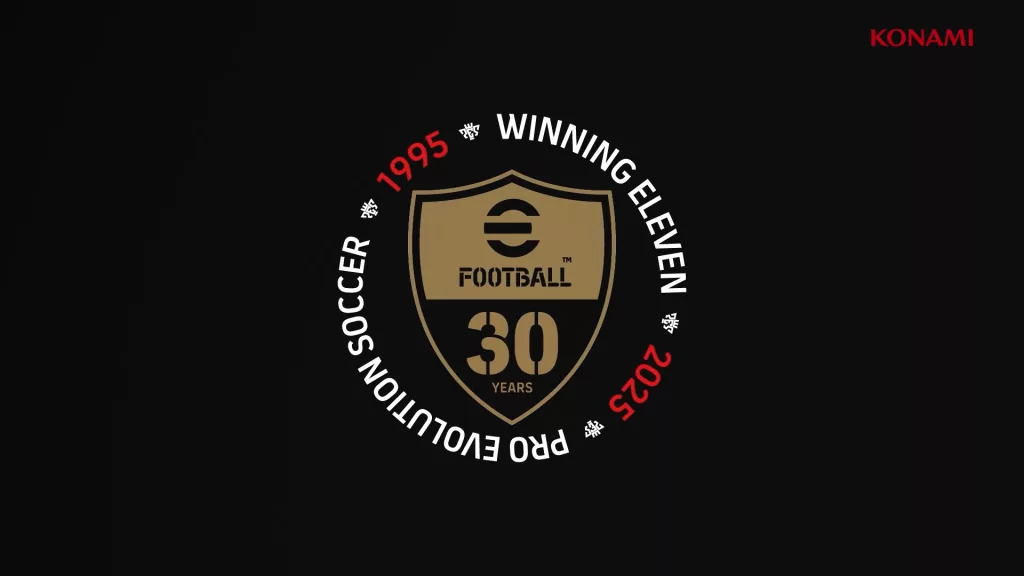 Logo de 30 anos de eFootball.