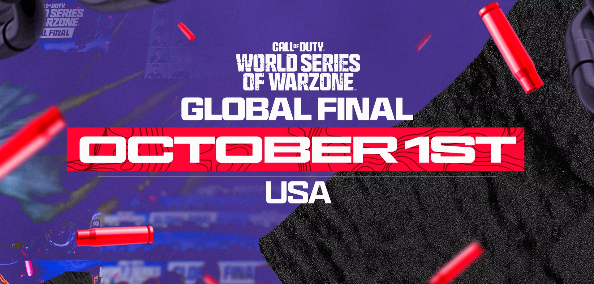 Chamada de Call of Duty: World Series of Warzone em 1º de outubro de 2025 nos Estados Unidos.