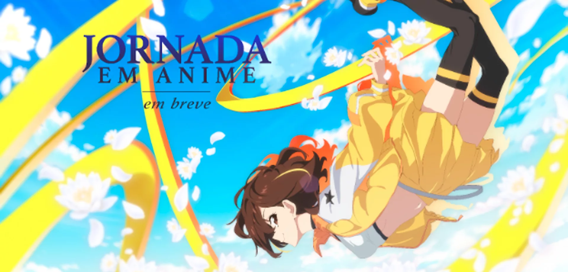 Kelly de Free Fire, pulando no céu para a luta em Anime da Kadokawa.