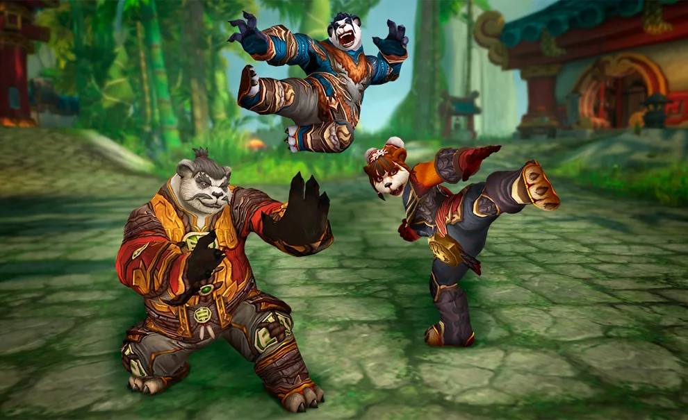3 Personagens icônicos de Mists of Pandaria Classic.