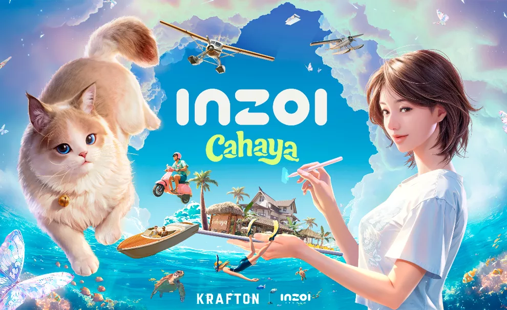 Imagem de inZOI mostrando o tema do novo mapa Cahaya.