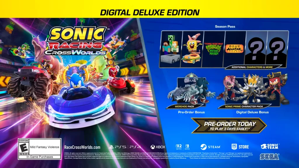 Imagem com conteúdos da versão Digital Deluxe.