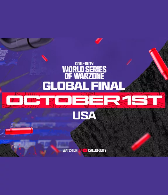Chamada de Call of Duty: World Series of Warzone em 1º de outubro de 2025 nos Estados Unidos.