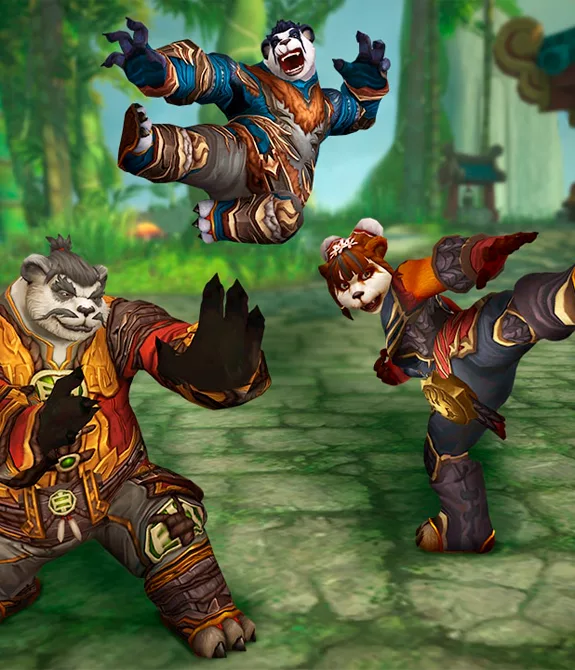 3 Personagens icônicos de Mists of Pandaria Classic.