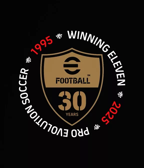 Logo de 30 anos de eFootball.