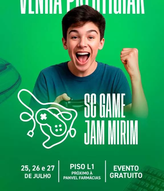 Game Jam Mirim acontece em Floripa