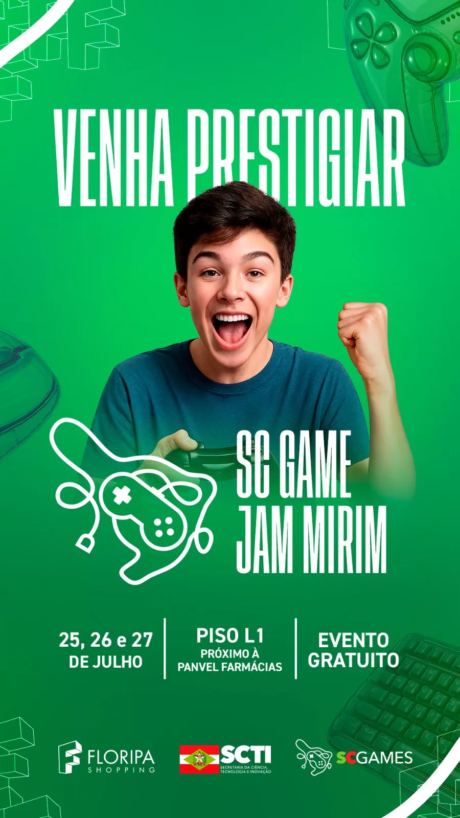 Game Jam Mirim acontece em julho