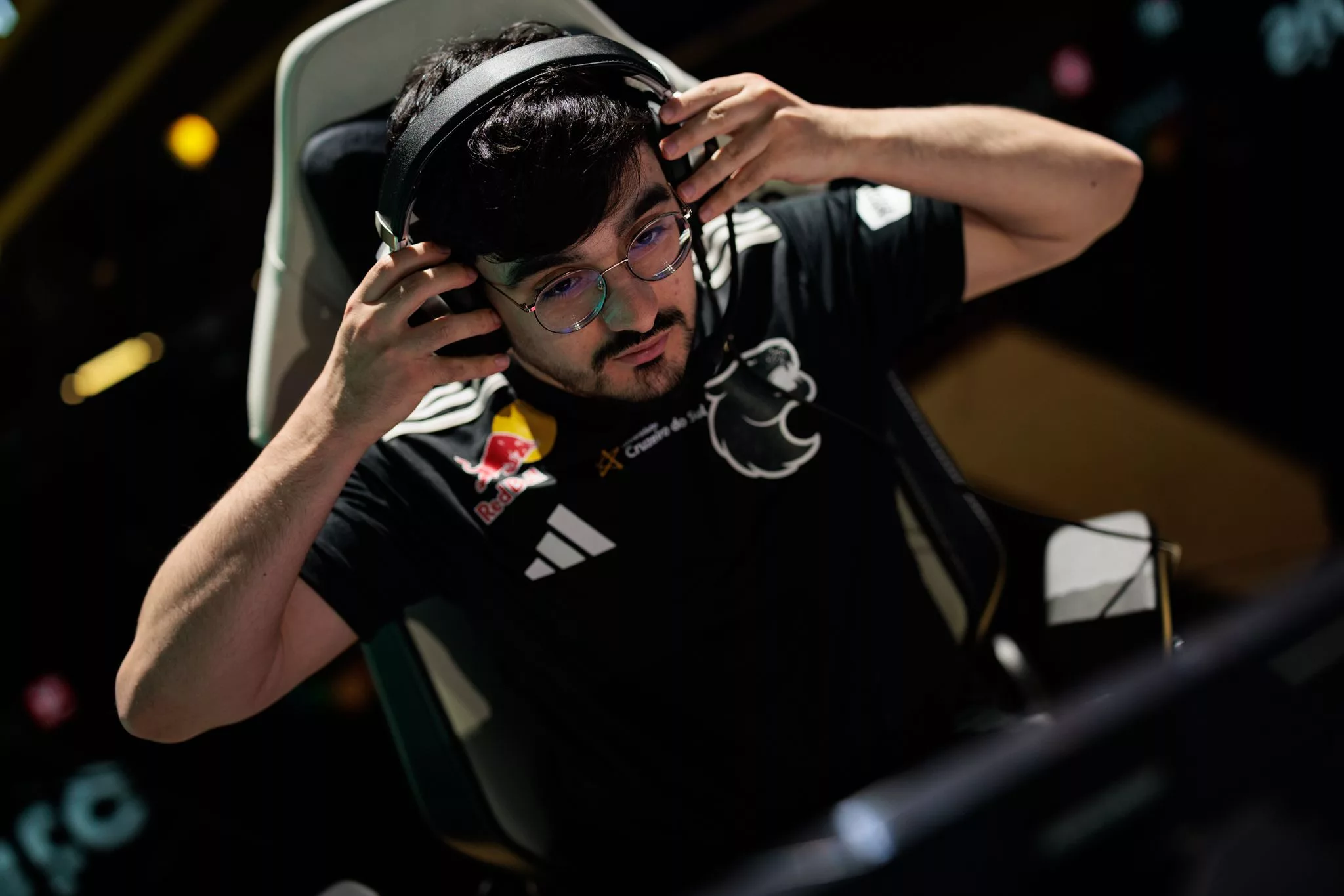 Guigo, toplaner da FURIA, no Esports World Cup